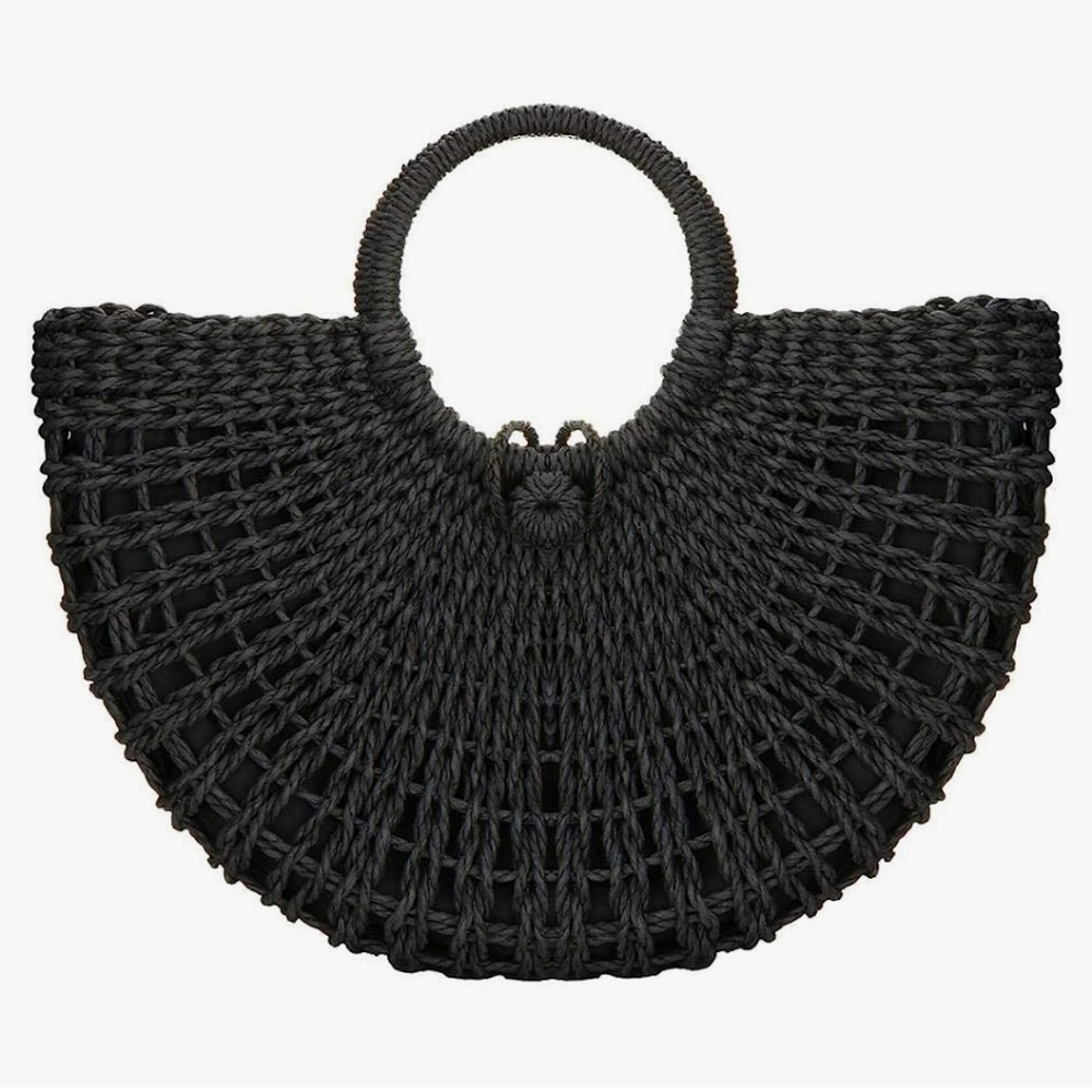 Handwoven rattan bag